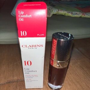 NWT Clarins Lip Comfort Oil - 10 PLUM